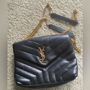 YSL SMALL CHAIN BAG IN QUILTED "Y" LEATHER